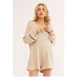 Free People Picnic Sweater Romper XS